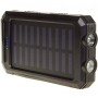 Портативное зарядное устройство с солнечной батареей и фонариком (20 000 мА*ч)