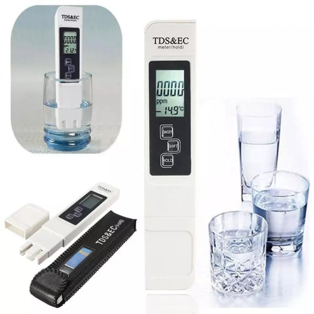 Тестер качества воды 3 в 1 (TDS/EC/Temp)