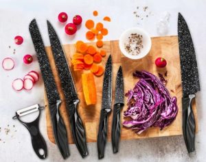 Набор кухонных ножей Сила гранита